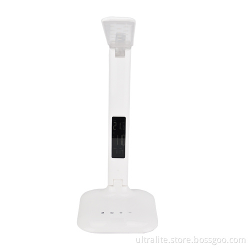 LED-Mul-Funktionstischlampe mit Kalender und Thermometer